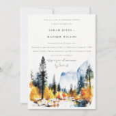 Invitation Dîner de répétition sur le paysage de la rivière M (Devant)