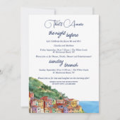 Invitation Dîner de répétition That's Amore & Brunch du diman (Devant)