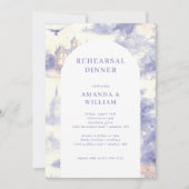 Invitation Dîner de répétition Toile de jouy (Devant)