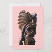 Invitation Dîner de répétition tropical de Luau (Dos)