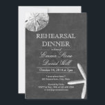 Invitation Dîner de répétition vintage Beach Thème Chalkboard<br><div class="desc">Vintage Plage Thème Chalkboard Répétition Dîner Invitations.</div>