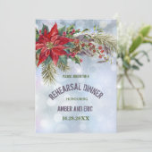 Invitation Dîner de répétition Winter Wonderland (Debout devant)