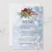 Invitation Dîner de répétition Winter Wonderland (Dos)