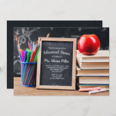 Invitation Dîner de retraite du bureau du professeur Invitati (Devant / Derrière)