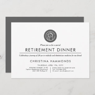 Invitation Dîner de retraite obstétricien-sage-femme   Minima