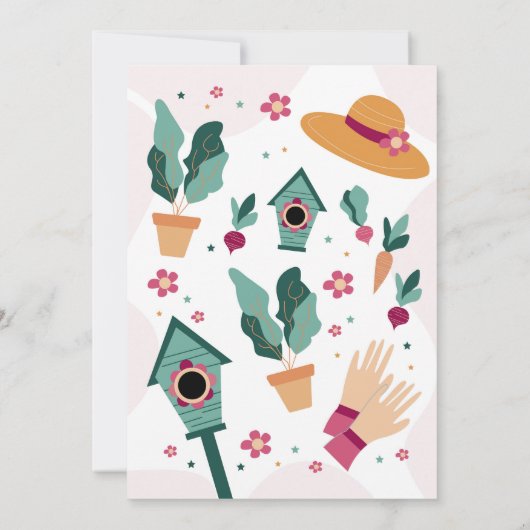 Invitation Dîner de retraite pour femmes (Dos)