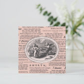 Invitation Dîner de Saint Valentin Danses Vintages (Debout devant)