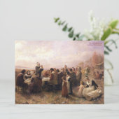 Invitation Dîner de Thanksgiving (Debout devant)