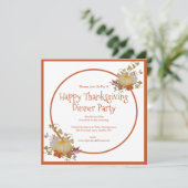 Invitation Dîner de Thanksgiving  (Debout devant)