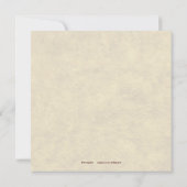 Invitation Dîner de Thanksgiving (Dos)