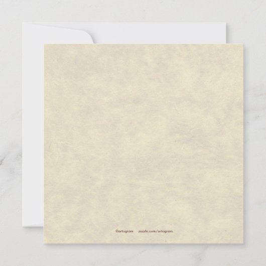 Invitation Dîner de Thanksgiving (Dos)