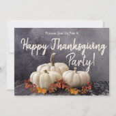 Invitation Dîner de Thanksgiving (Devant)