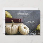 Invitation Dîner de Thanksgiving (Dos)