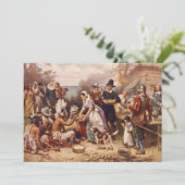 Invitation Dîner de thanksgiving (Debout devant)