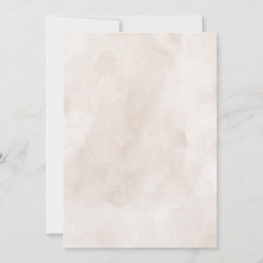 Invitation Dîner de Thanksgiving reconnaissant (Dos)