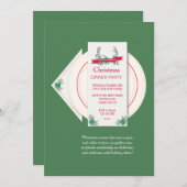 Invitation Dîner De Vacances (Devant / Derrière)