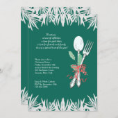 Invitation Dîner De Vacances (Devant / Derrière)