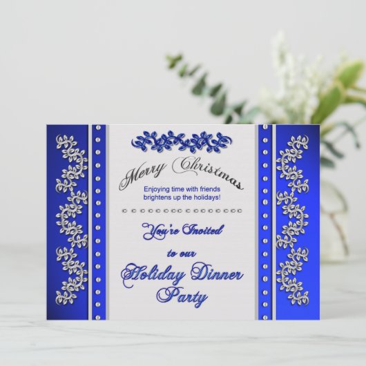 Invitation Dîner De Vacances (Debout devant)