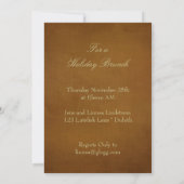 Invitation Dîner de vacances avec Carl Larsson (Dos)