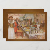 Invitation Dîner de vacances avec Carl Larsson (Devant / Derrière)