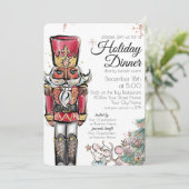 Invitation Dîner de vacances Charité Événement Noisette Noël (Debout devant)