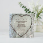 Invitation Dîner découpé de répétition de mariage d'arbre de (Debout devant)