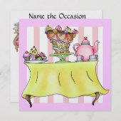 Invitation Dîner / Déjeuner / Thé - SRF (Devant / Derrière)