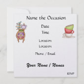 Invitation Dîner / Déjeuner / Thé - SRF (Dos)