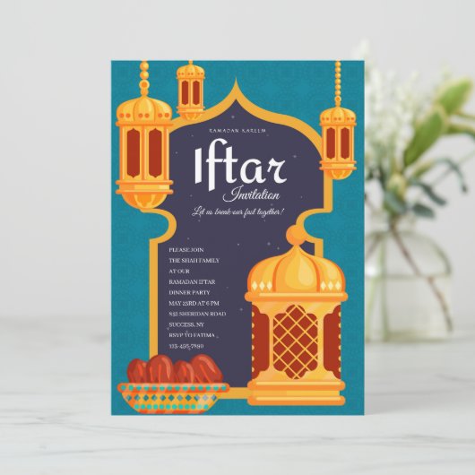 Invitation Dîner Des Lanternes Iftar (Debout devant)