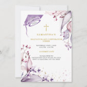 Invitation Dîner d'études et de confirmation (Devant)