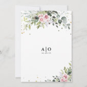 Invitation Dîner d'invitation à l'occasion d'une répétition d (Dos)