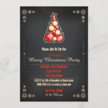 Dîner d'invitation de Noël do-it-yourself