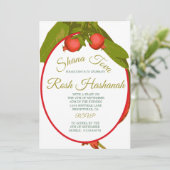 Invitation Dîner du Nouvel An juif Rosh Hashanah Grenade (Debout devant)