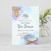Invitation Dîner élégant de rupture du jeûne de Ramadan à l'a (Debout devant)