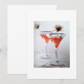 INVITATION "DÎNER ET BOISSONS" OU "COCKTAIL" (Devant / Derrière)