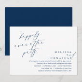 Invitation Dîner et danse pour toujours heureux (Devant / Derrière)