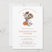 Invitation Dîner Friendsgiving (Devant)