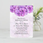 Invitation Dîner hydrangée violet hydrangea hydrangea4 (Debout devant)