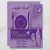 Invitation Dîner Initations (Devant / Derrière)