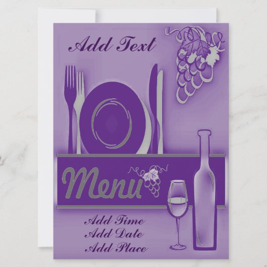 Invitation Dîner Initations (Devant)