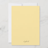 Invitation Dîner Italien (Dos)