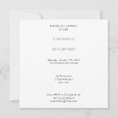 Invitation Dîner Italien Déjeuner Chef Pizza Restaurant (Dos)