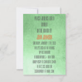 Invitation dîner italien personnalisé (Dos)