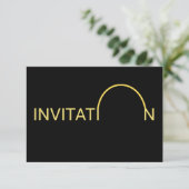 Invitation Dîner italien personnalisé Spaghetti (Debout devant)