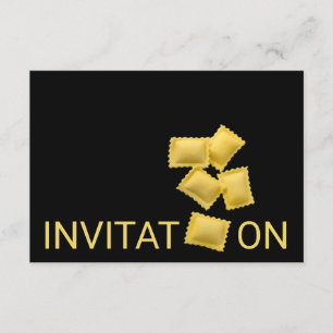 Invitation Dîner italien personnalisé Tortellini