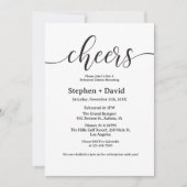 Invitation Dîner mariage moderne Cheval Rehasal (Devant)