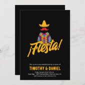 Invitation Diner mexicain (Devant / Derrière)