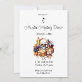 Invitation Dîner Mystère de Meurtre (Devant)