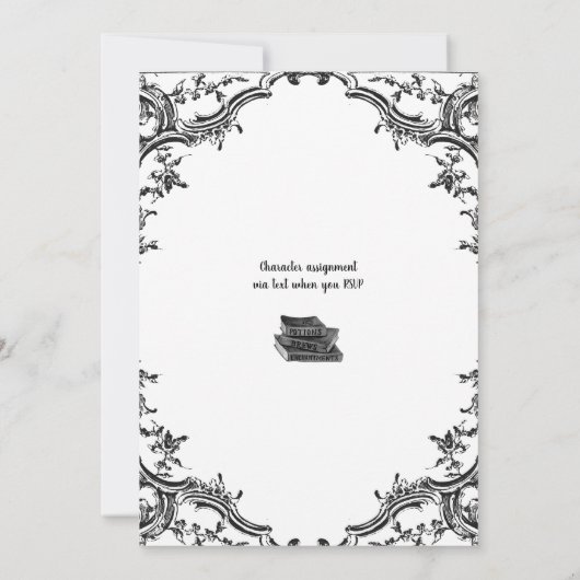 Invitation Dîner Mystère de Meurtre (Dos)