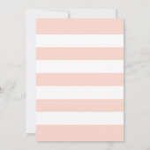 Invitation Dîner nuptial de la marine flush Floral (Dos)